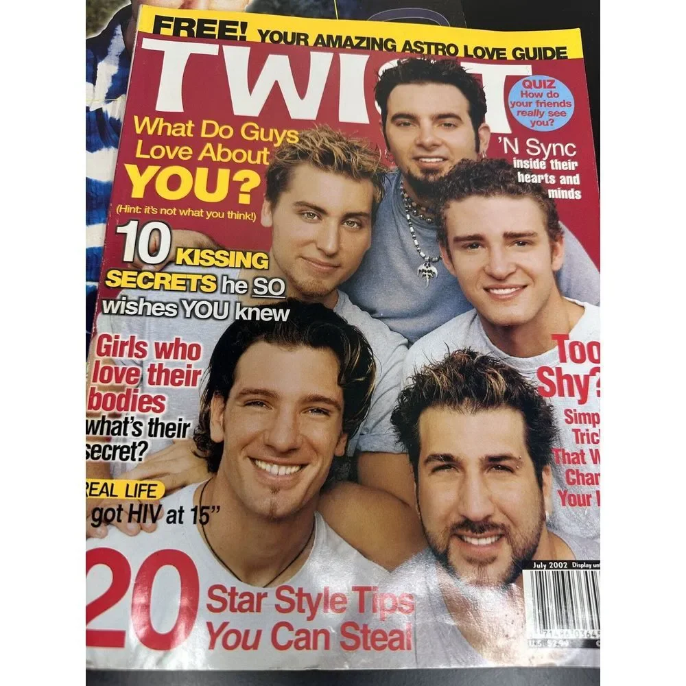 *NSYNC 2003 CALENDAR AND 2002 Magazine Good Condition.